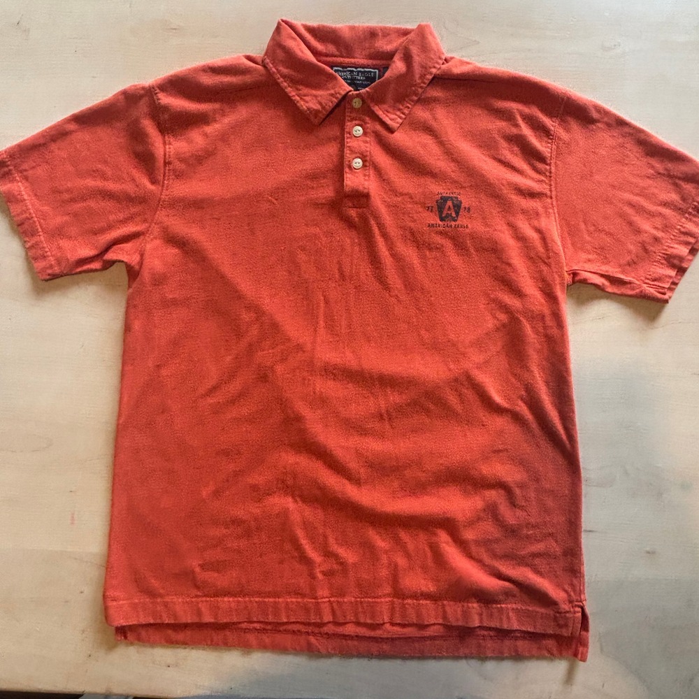 Vintage American Eagle Red Polo Shirt Mens M Y2K
